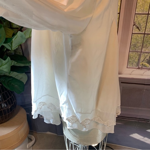 Indigo Thread Co Lace Embroidery Embroidered Off White Flowy Fancy Boho - Picture 5 of 15